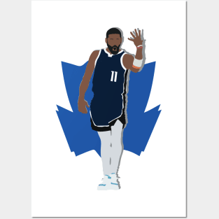 Kyrie Irving Left-handed Skyhook Dallas Mavericks Collage Posters and Art